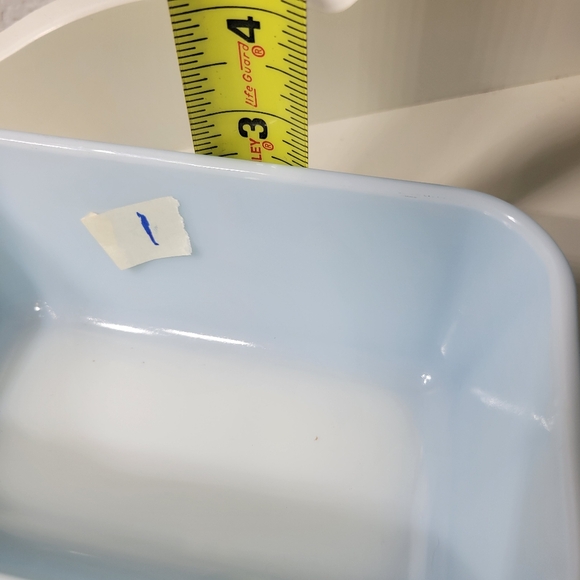 Pyrex Primary Blue Fridgie 1.5 Pint, Refrigerator Dish - Picture 9 of 12